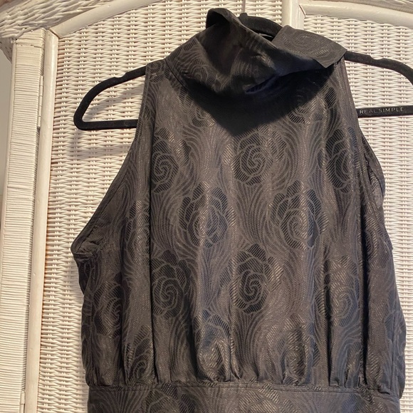 Vintage Fendi Black Rose Embroidered Formal Gown - Picture 12 of 14